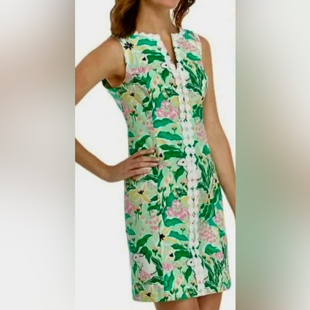 Crown & Ivy Bunny Floral Sleeveless Easter Dress Size 2